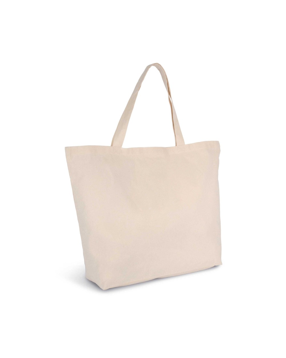 Tote bags KIMOOD Extra grote shopper van katoen voor bedrukking &amp; borduring