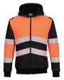 PORTWEST PW3 Hi-vis Class 1 winter hoodie (PW377) Sweatshirts personalisierbar