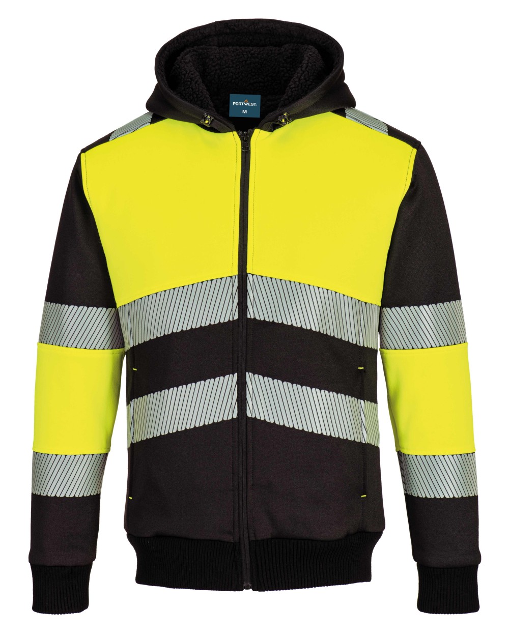 PORTWEST PW3 Hi-vis Class 1 winter hoodie (PW377) Sweatshirts personalisierbar