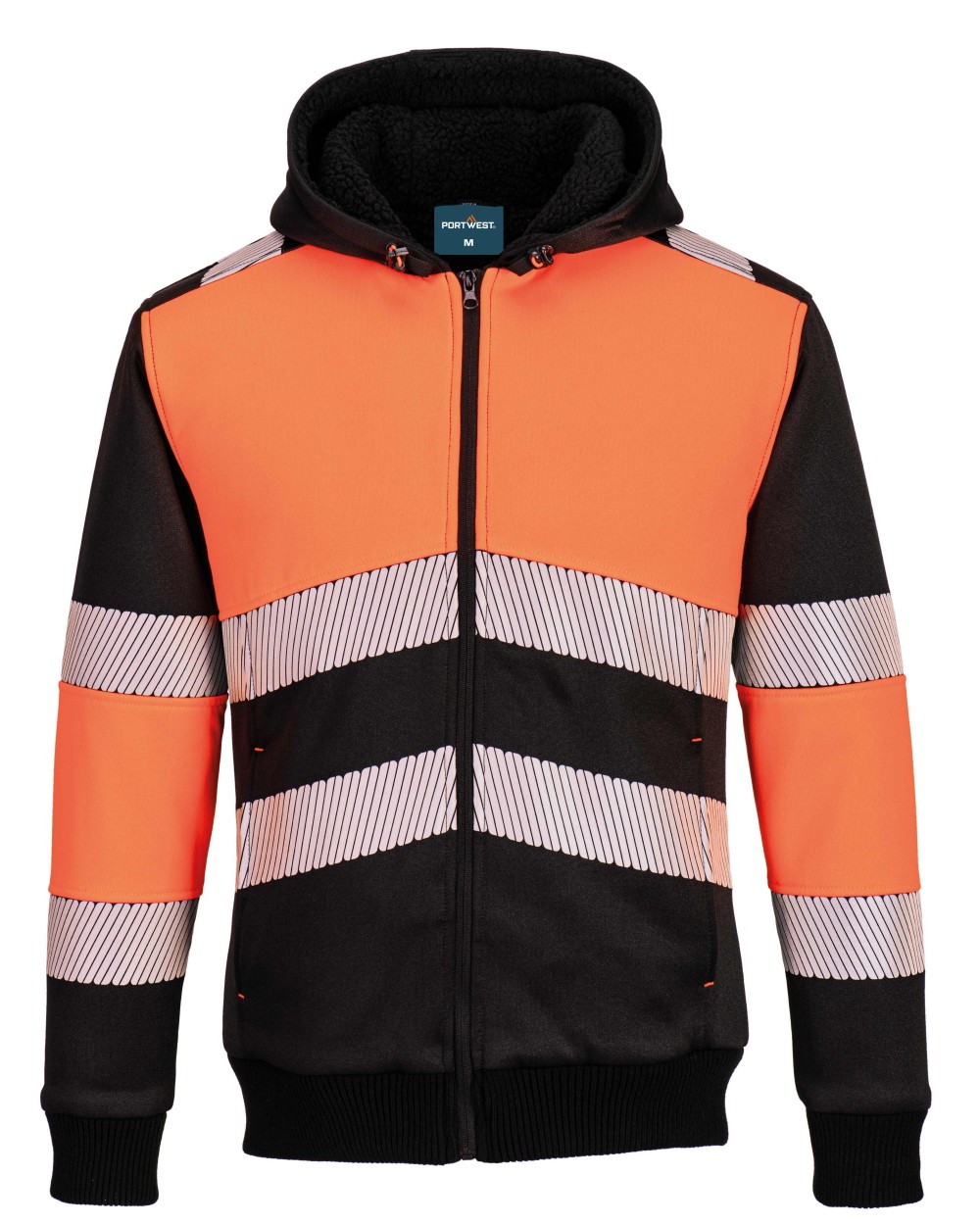 PORTWEST PW3 Hi-vis Class 1 winter hoodie (PW377) Sweatshirts personalisierbar