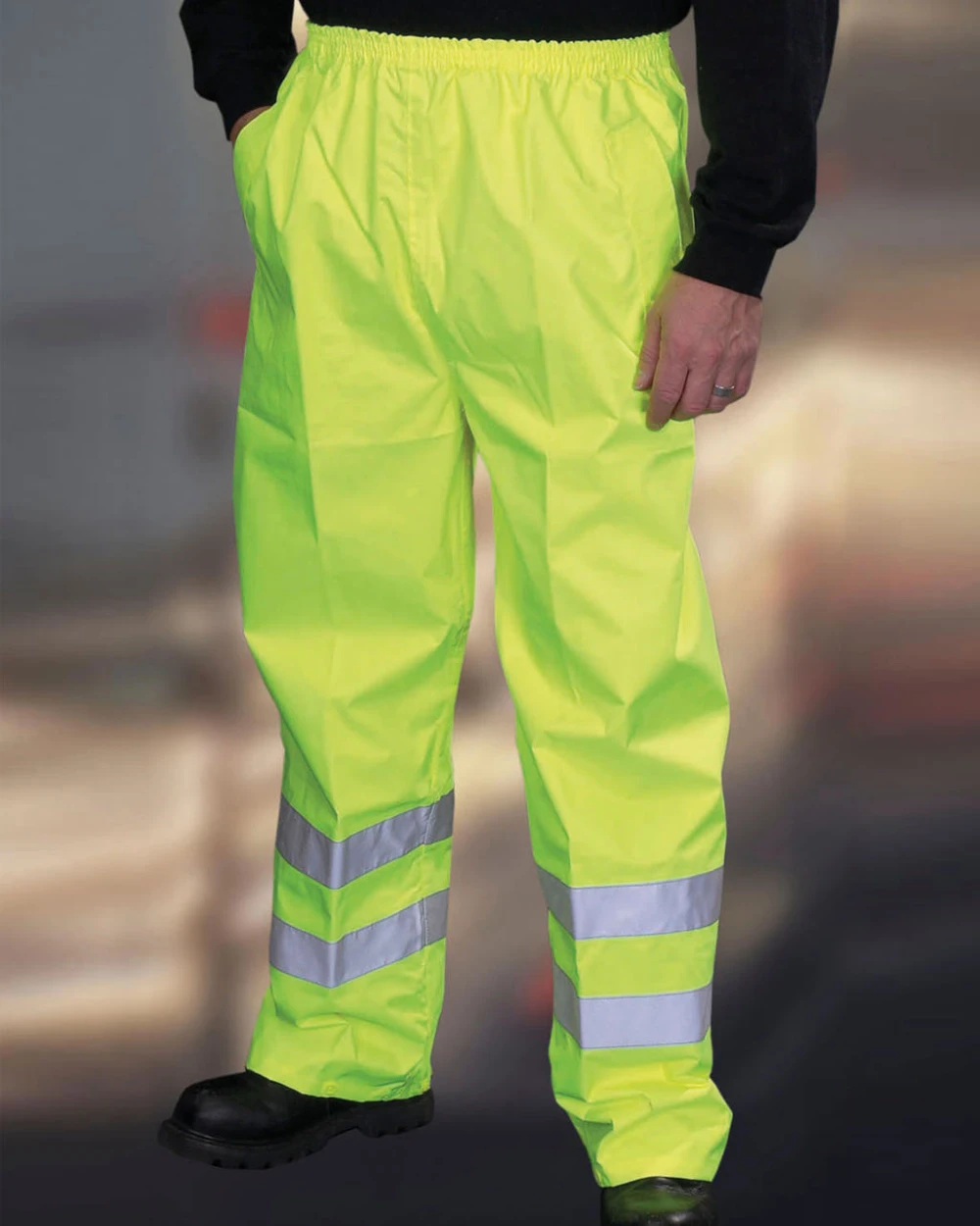 Pantalons personnalisable YOKO Over Trousers Fluo Yellow