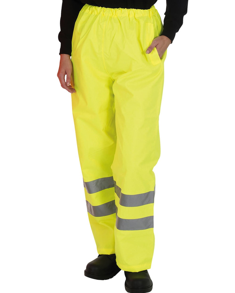YOKO Over Trousers Fluo Yellow Hosen personalisierbar