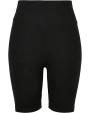 Broeken BUILD YOUR BRAND Ladies´ High Waist Cycle Shorts voor bedrukking &amp; borduring