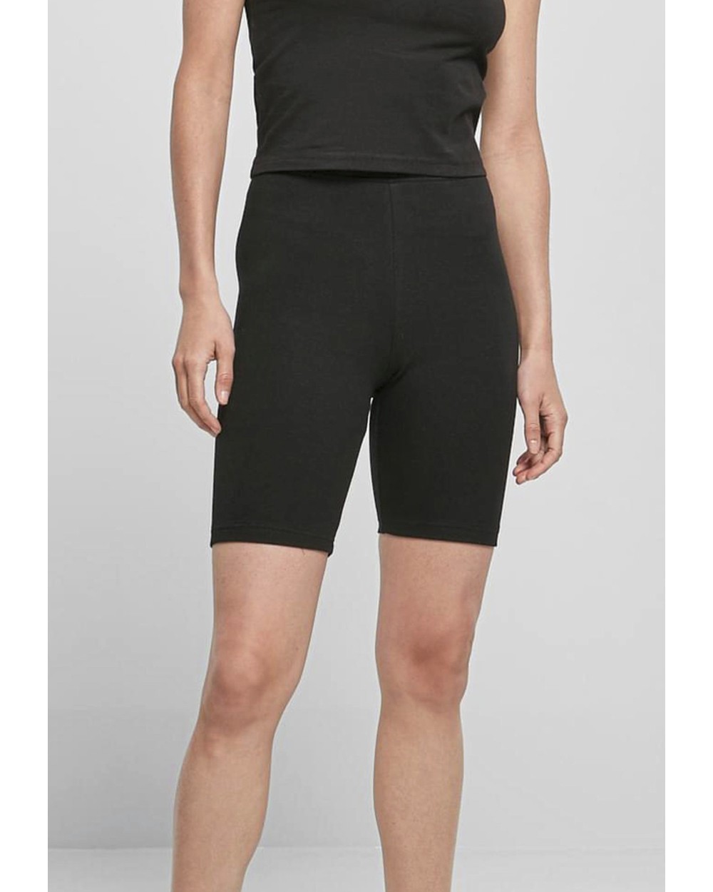 Broeken BUILD YOUR BRAND Ladies´ High Waist Cycle Shorts voor bedrukking &amp; borduring
