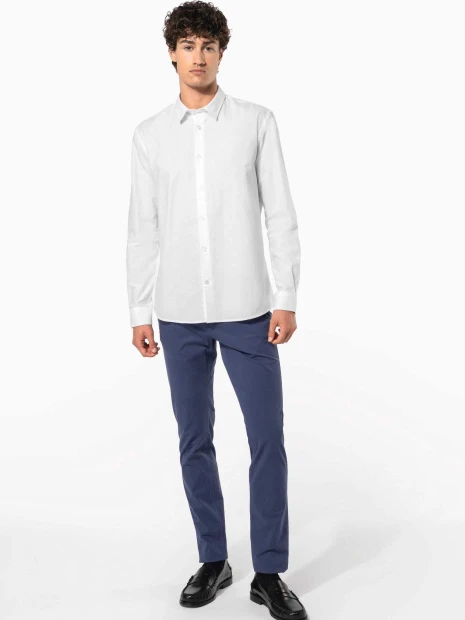 Chemises à personnaliser KARIBAN Chemise oxford manches longues homme 