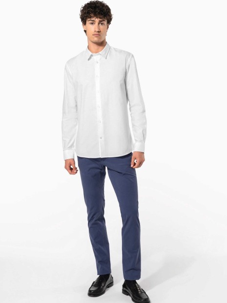 Chemises à personnaliser KARIBAN Chemise oxford manches longues homme 