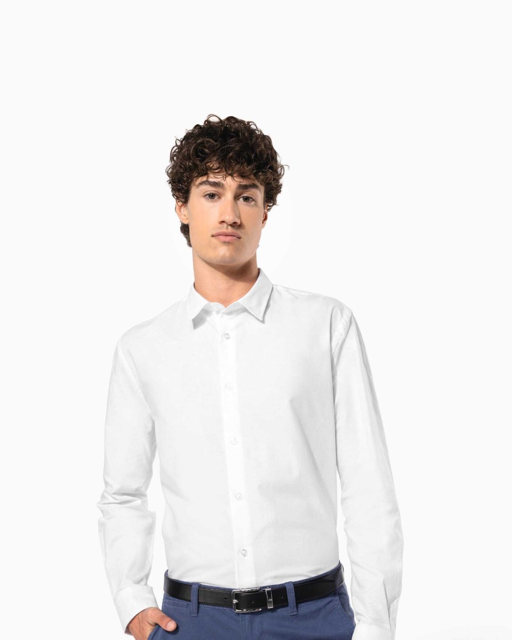 Chemises personnalisable KARIBAN Chemise oxford manches longues homme