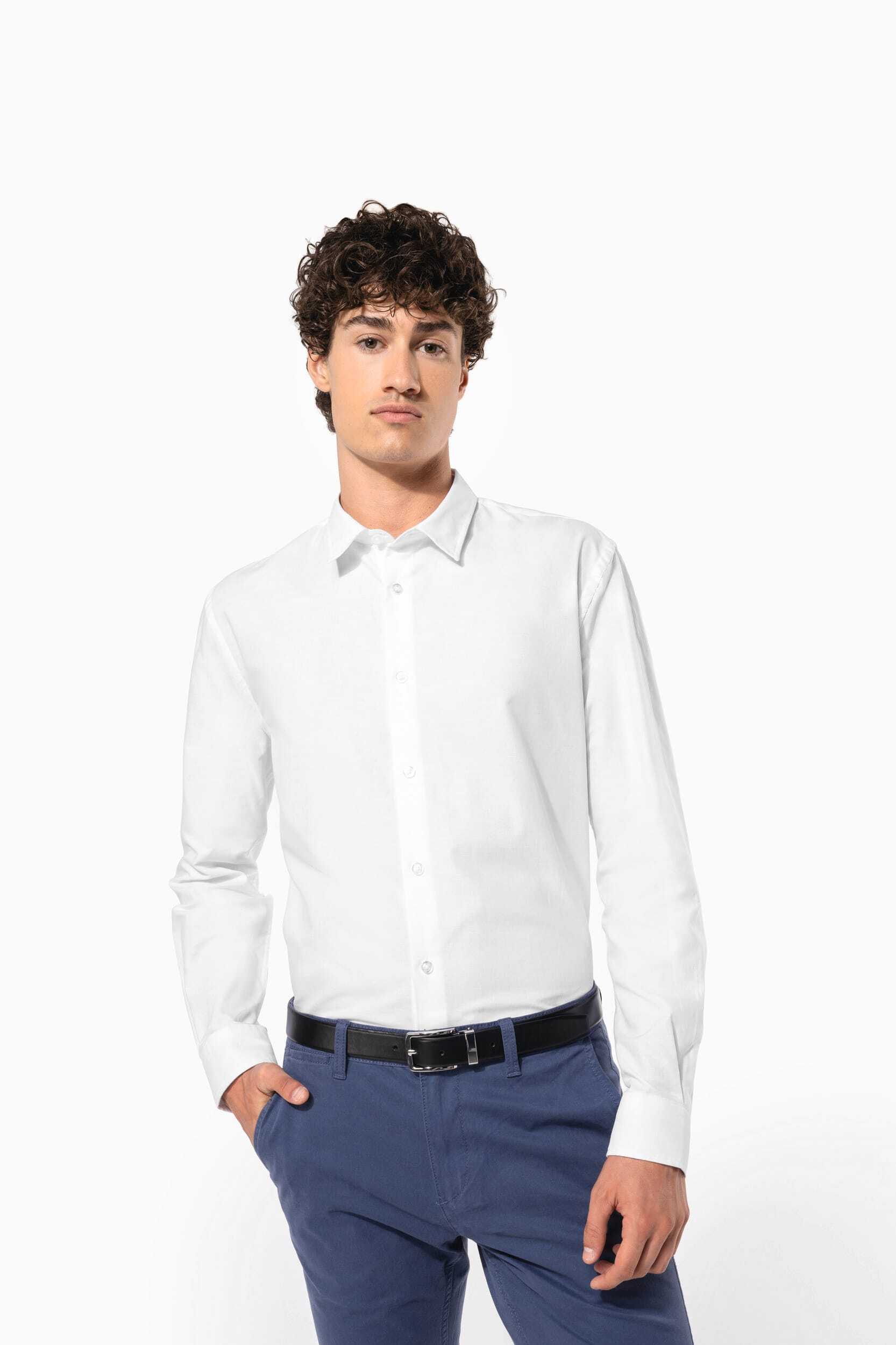 Chemises personnalisable KARIBAN Chemise oxford manches longues homme