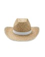 Casquettes personnalisable 4DO Chapeau de cow-boy en paille