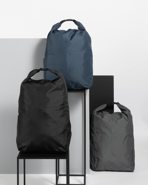 4DO Impact AWARE™ RPET Basic Rolltop-Rucksack Taschen personalisierbar