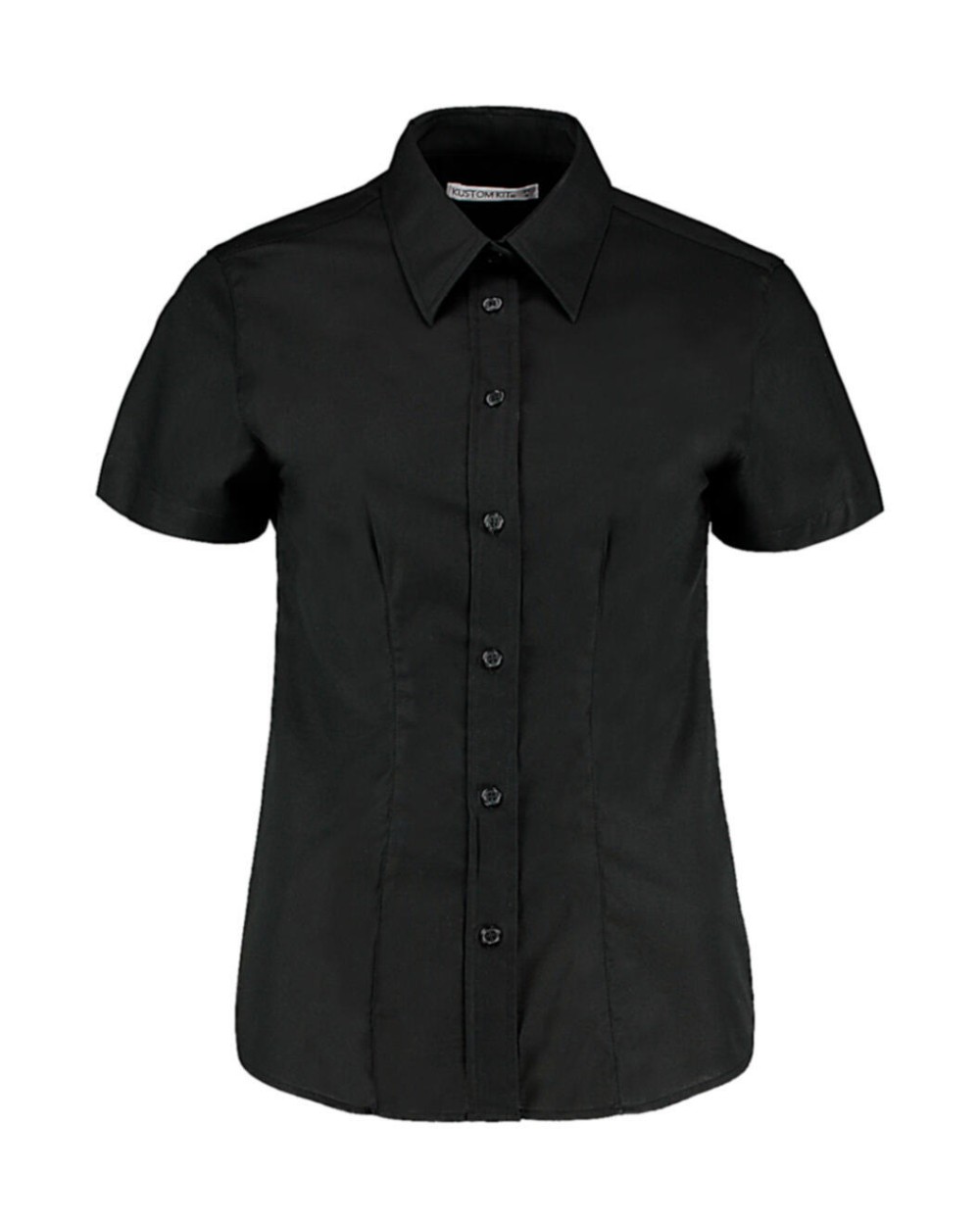 KUSTOM KIT Women's Tailored Fit Workwear Oxford Shirt SSL Hemden personalisierbar