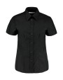 Hemden KUSTOM KIT Women's Tailored Fit Workwear Oxford Shirt SSL voor bedrukking &amp; borduring
