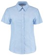 KUSTOM KIT Women's Tailored Fit Workwear Oxford Shirt SSL Hemden personalisierbar