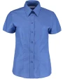 Hemden KUSTOM KIT Women's Tailored Fit Workwear Oxford Shirt SSL voor bedrukking &amp; borduring