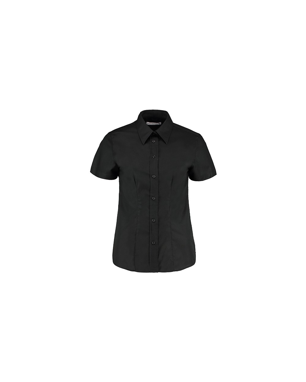 Hemden KUSTOM KIT Women's Tailored Fit Workwear Oxford Shirt SSL voor bedrukking &amp; borduring