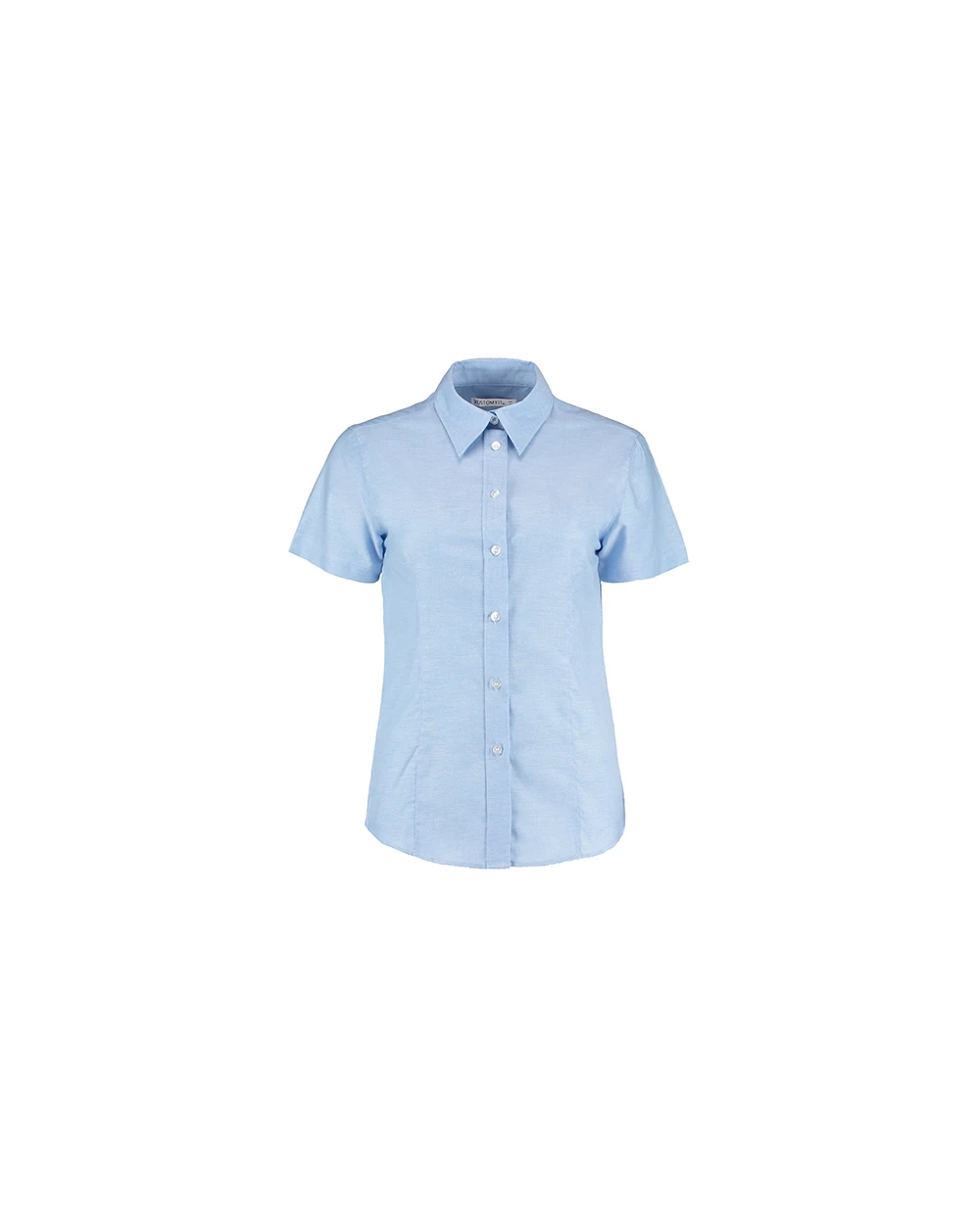 Hemden KUSTOM KIT Women's Tailored Fit Workwear Oxford Shirt SSL voor bedrukking &amp; borduring