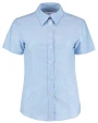 Chemises personnalisable KUSTOM KIT Women's Tailored Fit Workwear Oxford Shirt SSL