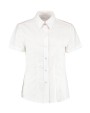 KUSTOM KIT Women's Tailored Fit Workwear Oxford Shirt SSL Hemden personalisierbar
