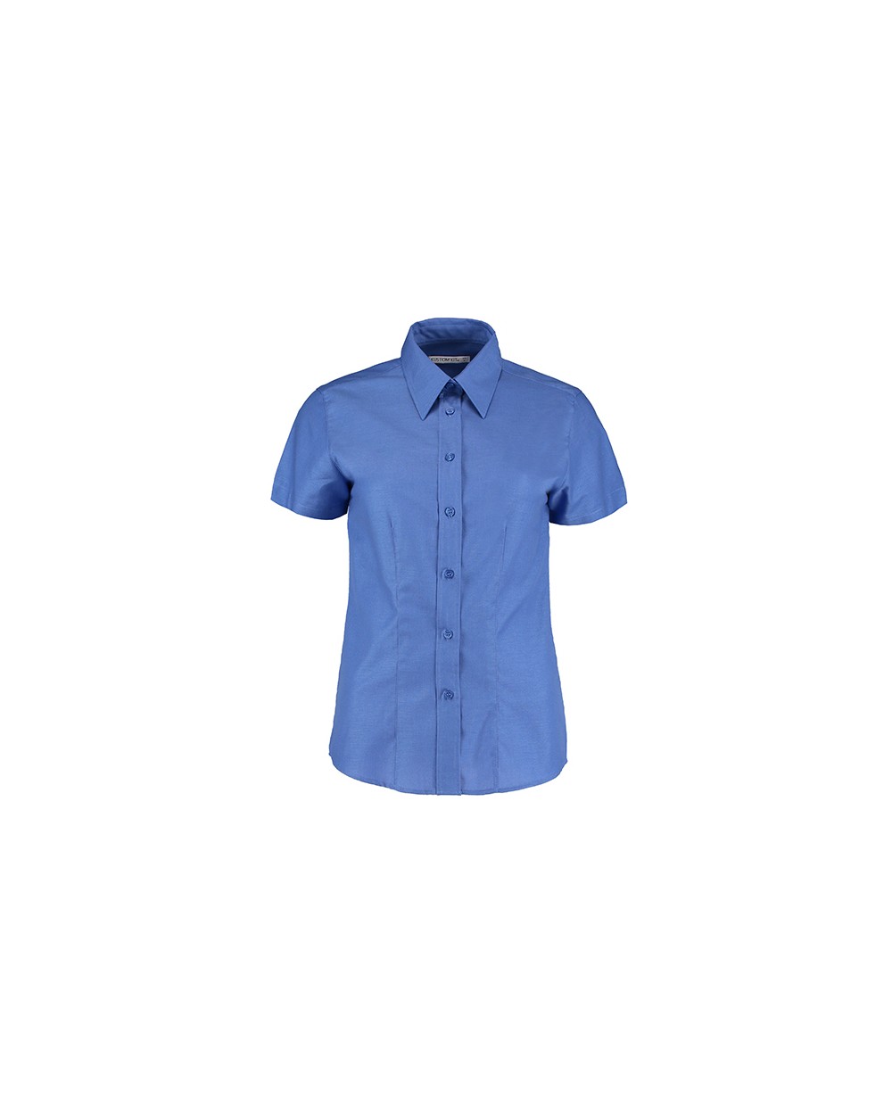 KUSTOM KIT Women's Tailored Fit Workwear Oxford Shirt SSL Hemden personalisierbar