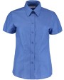 Hemden KUSTOM KIT Women's Tailored Fit Workwear Oxford Shirt SSL voor bedrukking &amp; borduring