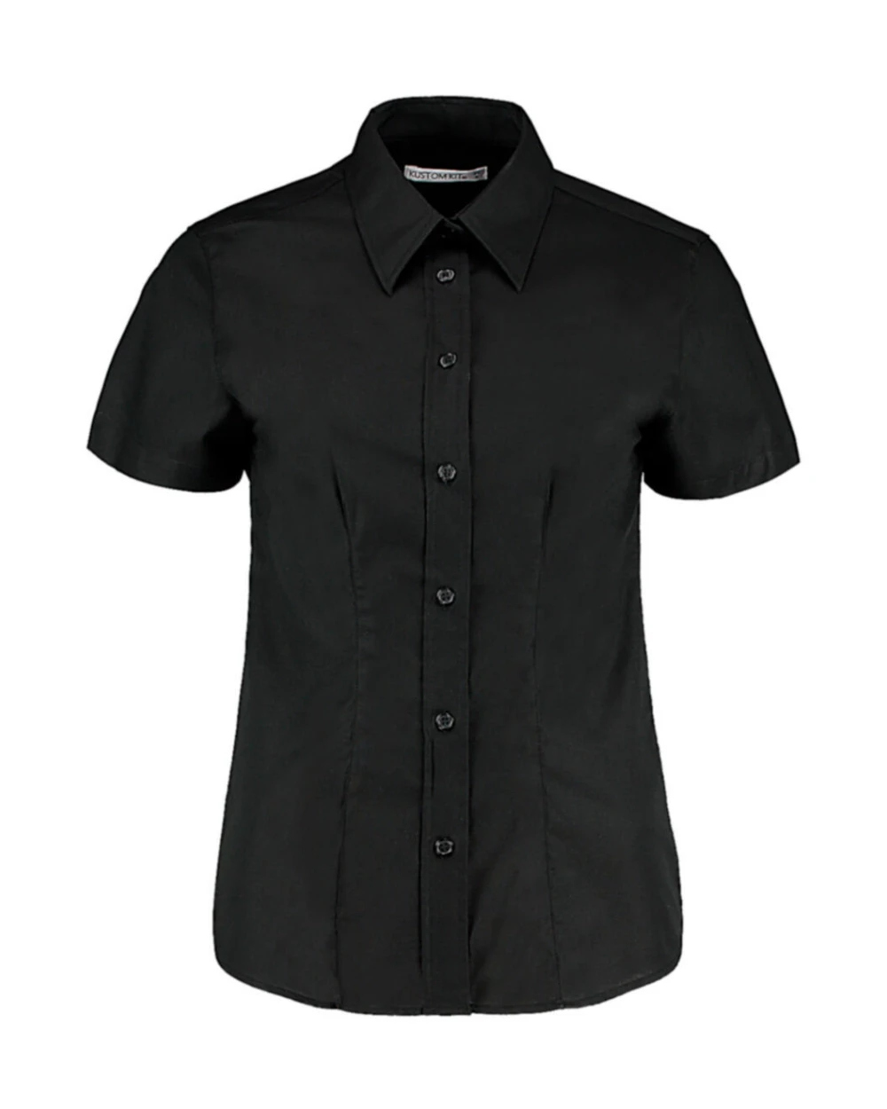 Chemises personnalisable KUSTOM KIT Women's Tailored Fit Workwear Oxford Shirt SSL