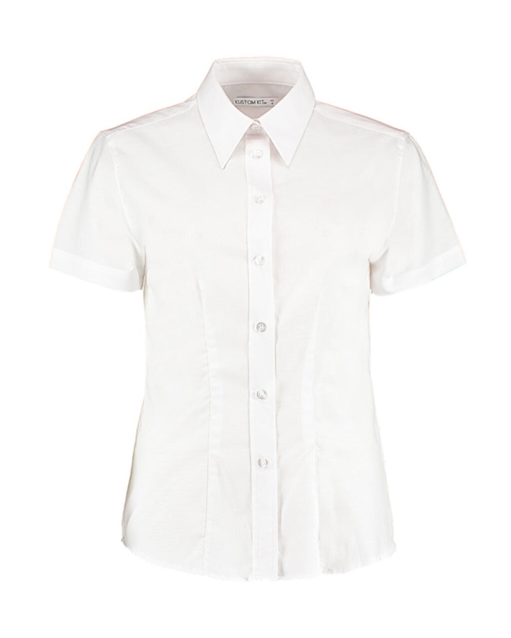 Chemises personnalisable KUSTOM KIT Women's Tailored Fit Workwear Oxford Shirt SSL