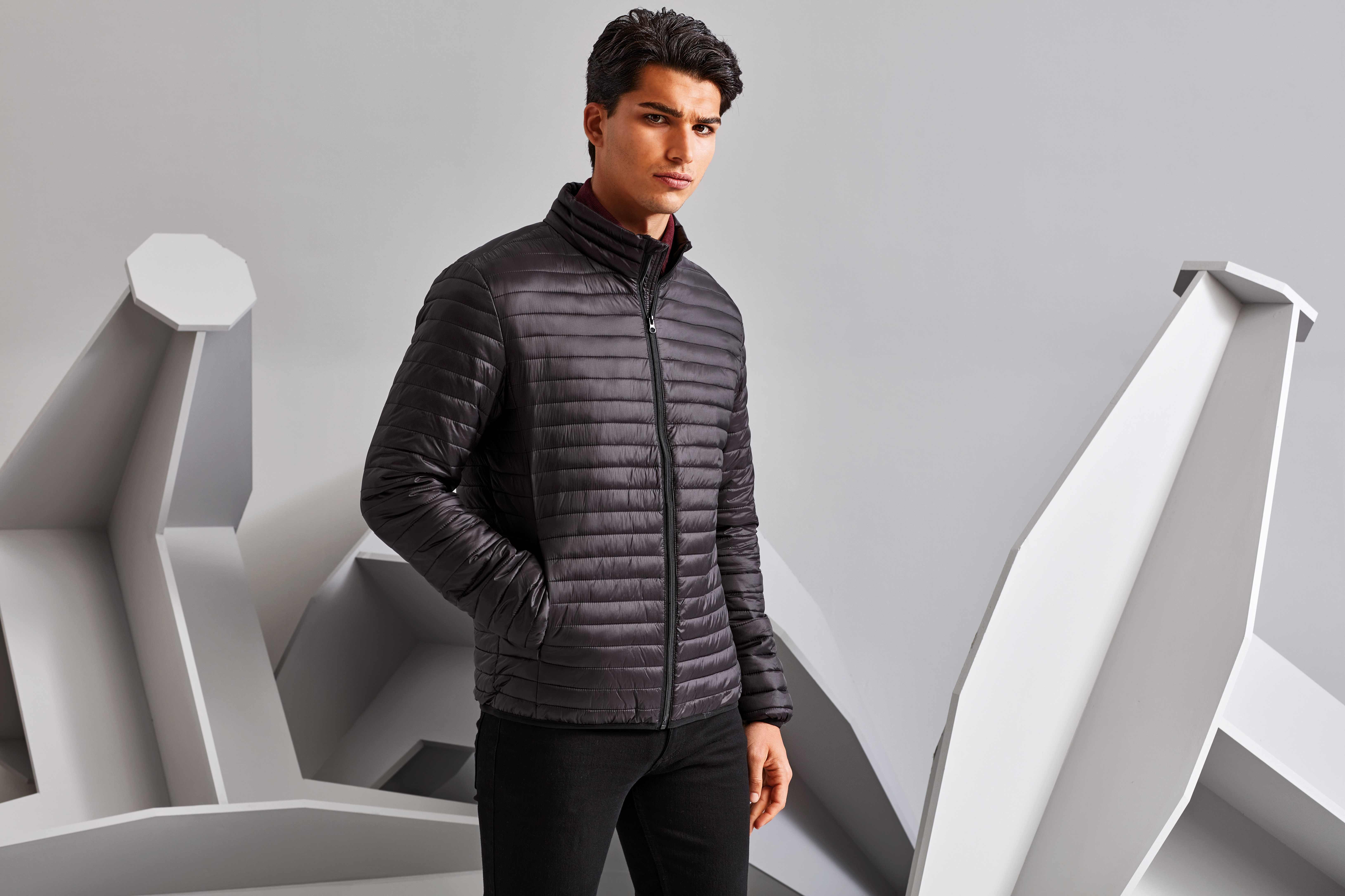 Vestes personnalisable 2786 Doudoune Tribe Fineline homme