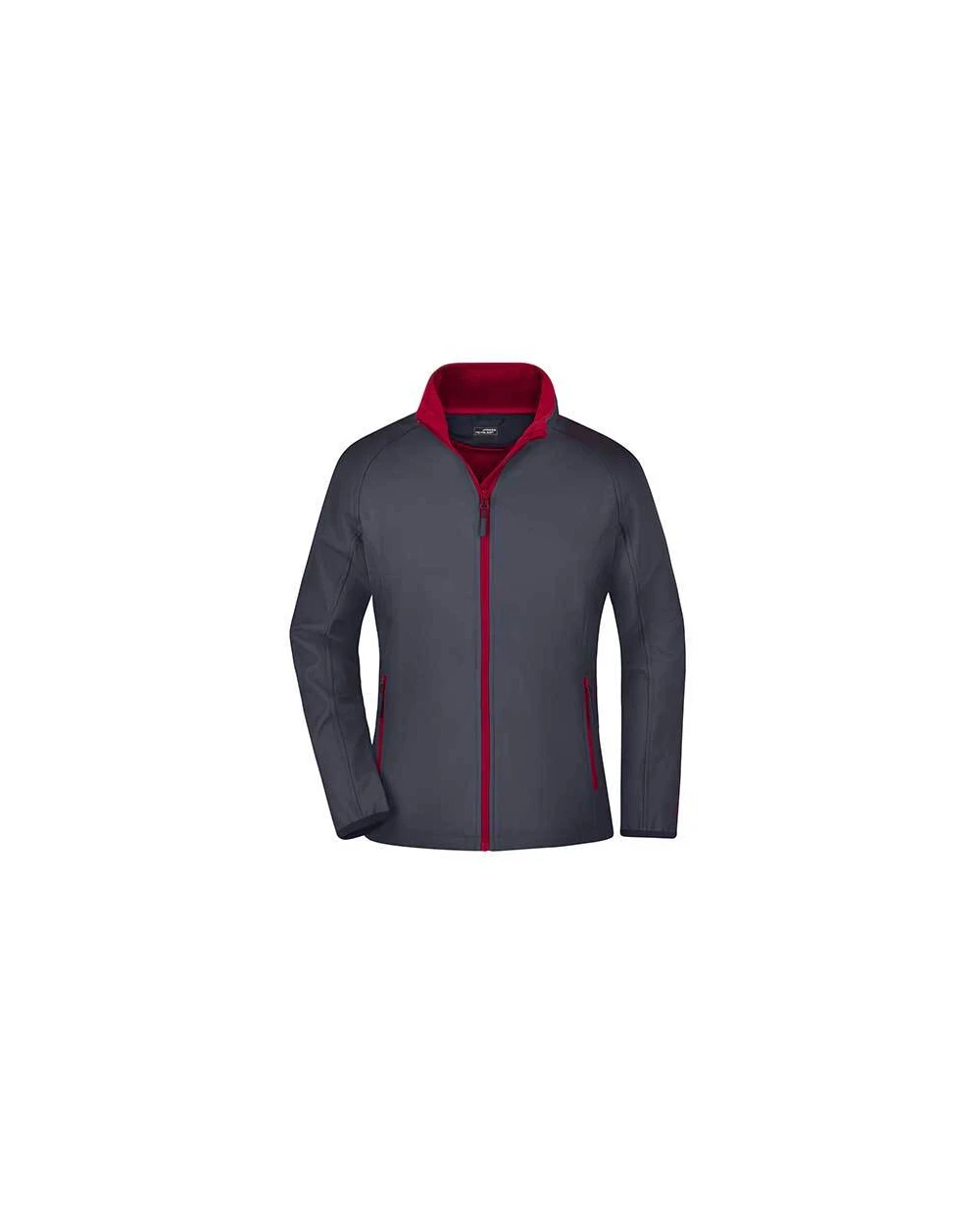 Softshells JAMES & NICHOLSON Ladies` Promo Softshell Jacket voor bedrukking &amp; borduring