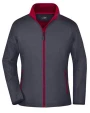 Softshells JAMES & NICHOLSON Ladies` Promo Softshell Jacket voor bedrukking &amp; borduring