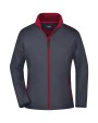 Softshells JAMES & NICHOLSON Ladies` Promo Softshell Jacket voor bedrukking &amp; borduring