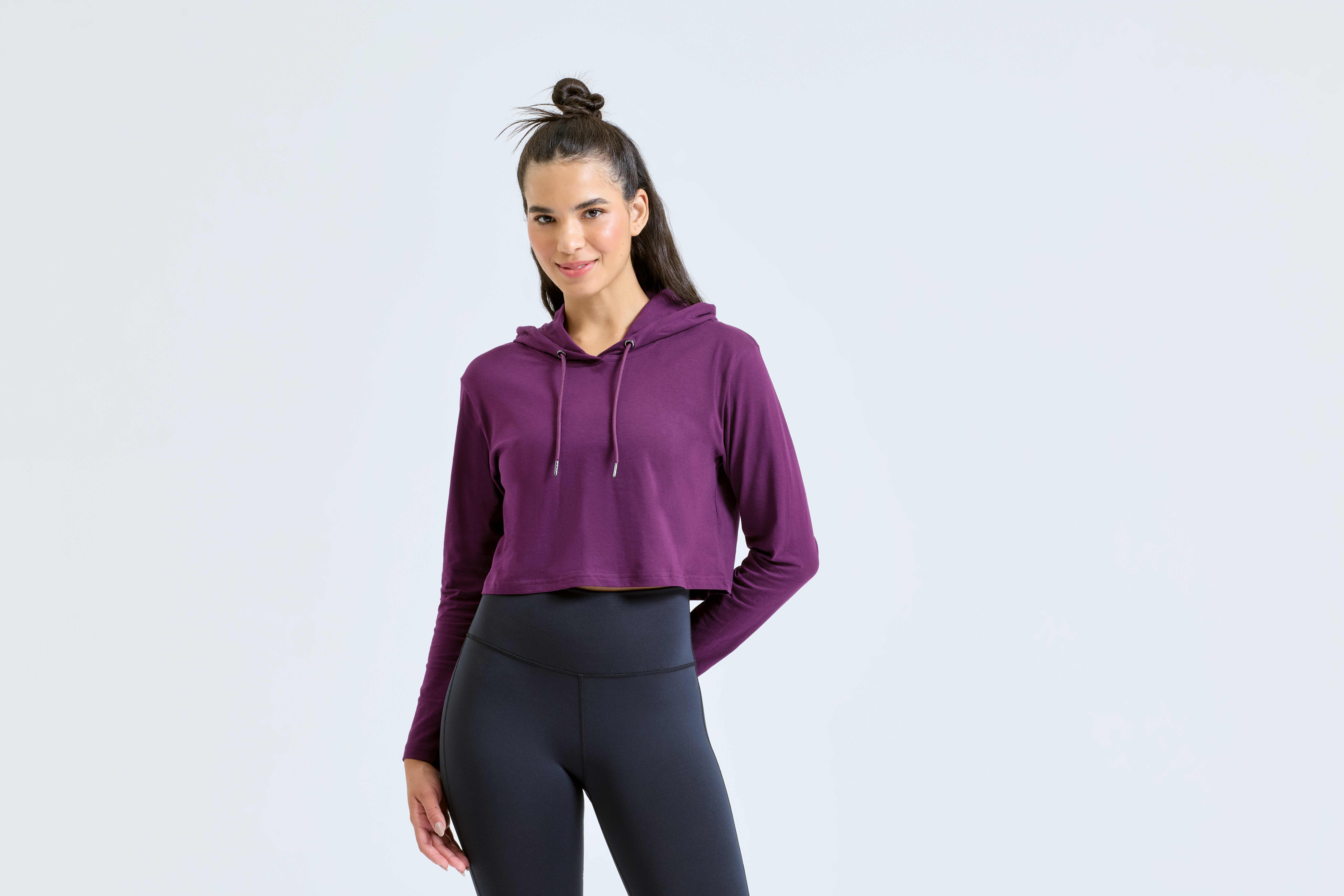 T-Shirts personnalisable TRIDRI T-shirt à capuche crop TriDri® pour femme