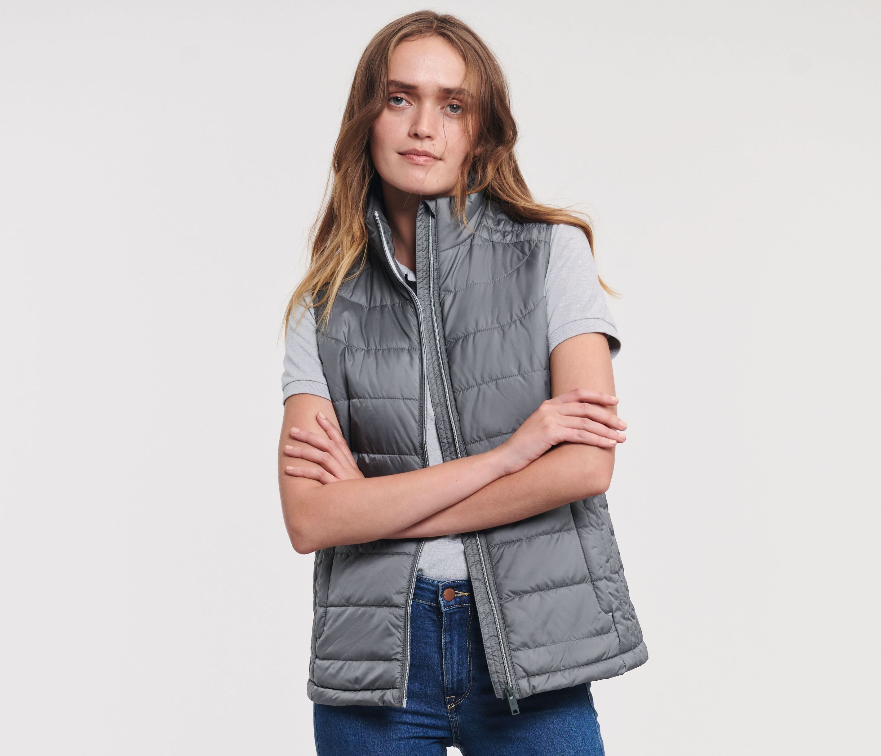 Jassen RUSSELL LADIES NANO BODYWARMER voor bedrukking &amp; borduring