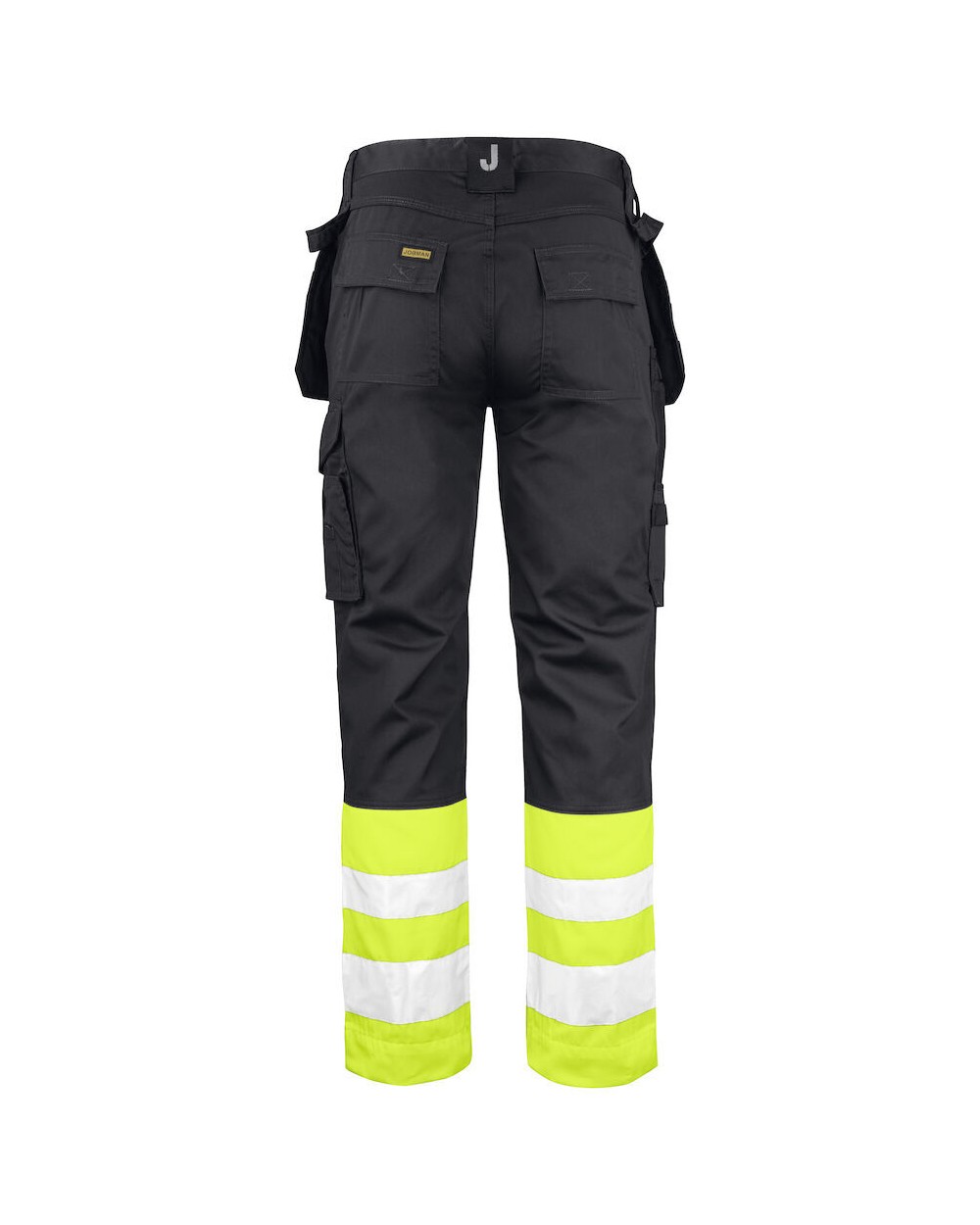 JOBMAN 2513 Bundhose Hi-Vis mit Hängetaschen Hosen personalisierbar