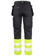 JOBMAN 2513 Bundhose Hi-Vis mit Hängetaschen Hosen personalisierbar