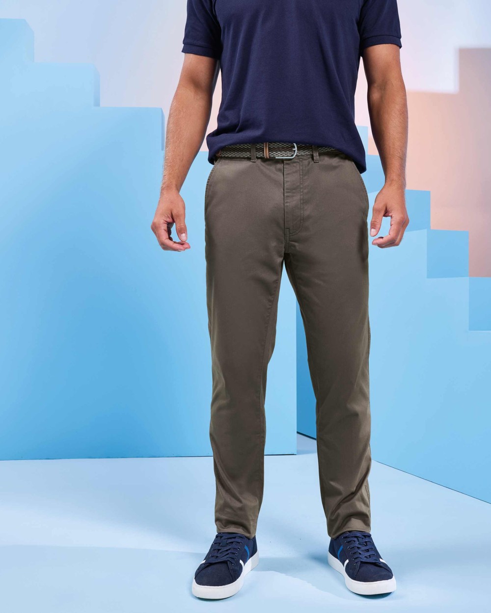 Broeken ASQUITH & FOX Men's Classic fit chinos voor bedrukking &amp; borduring
