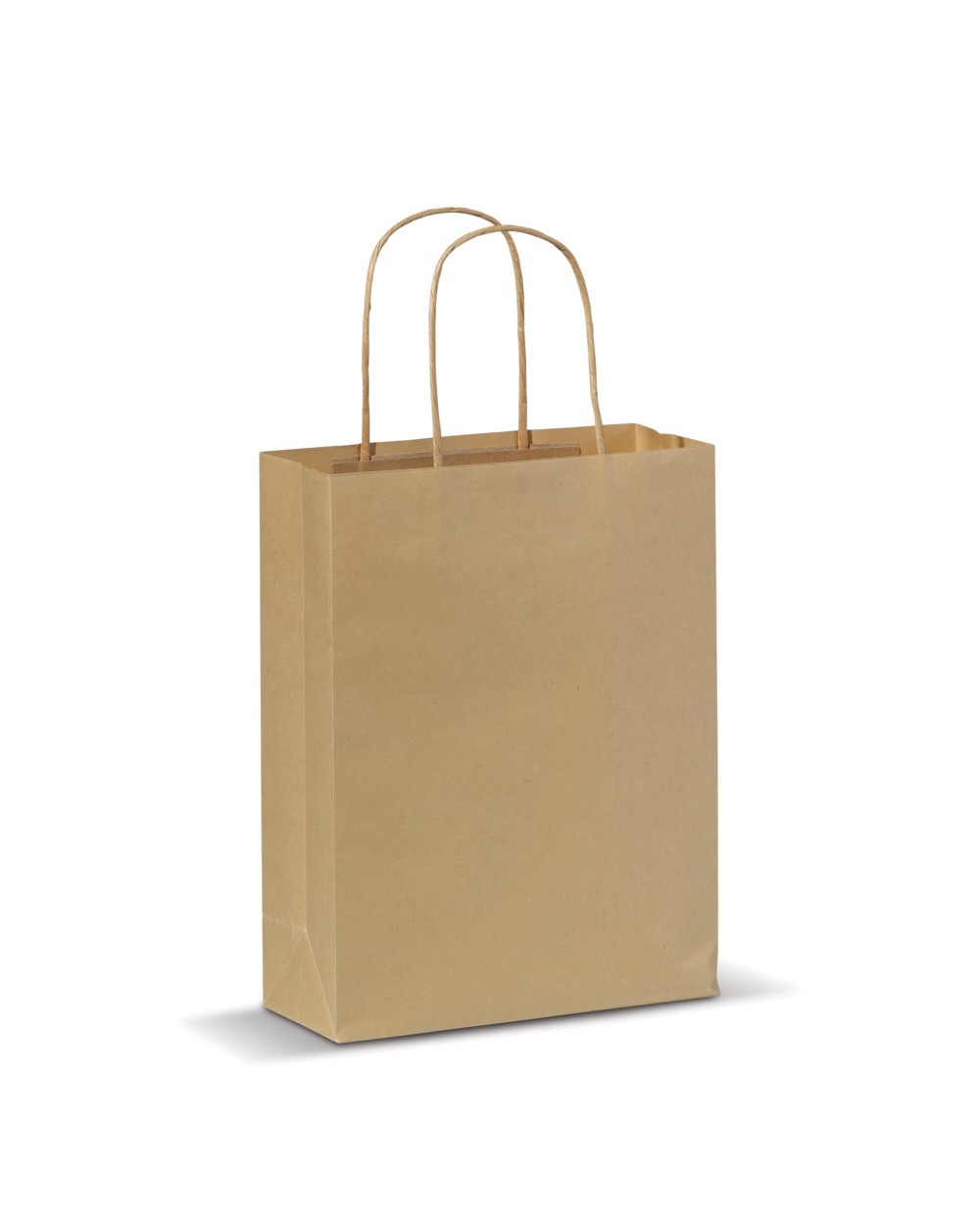 Tote bags 4DO Draagtas papier klein 120g/m² voor bedrukking &amp; borduring