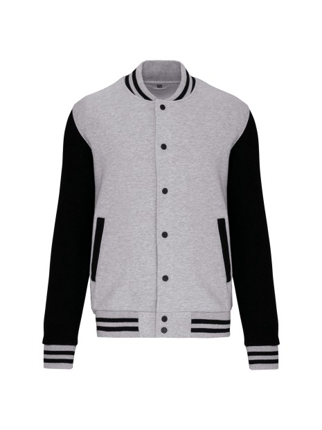 KARIBAN Blouson molleton teddy unisexe /api/colors/4d32e1db-15c2-4afb-a795-282da2f118eb personnalisable