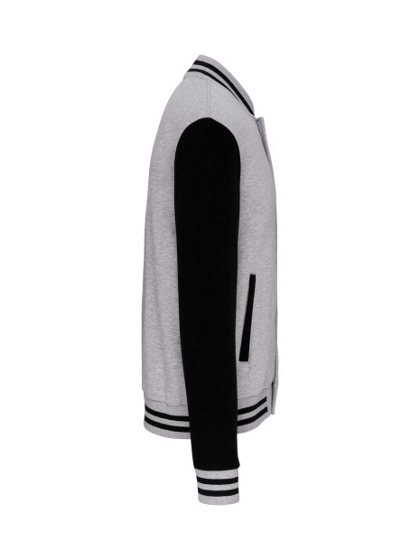 KARIBAN Blouson molleton teddy unisexe /api/colors/4d32e1db-15c2-4afb-a795-282da2f118eb personnalisable