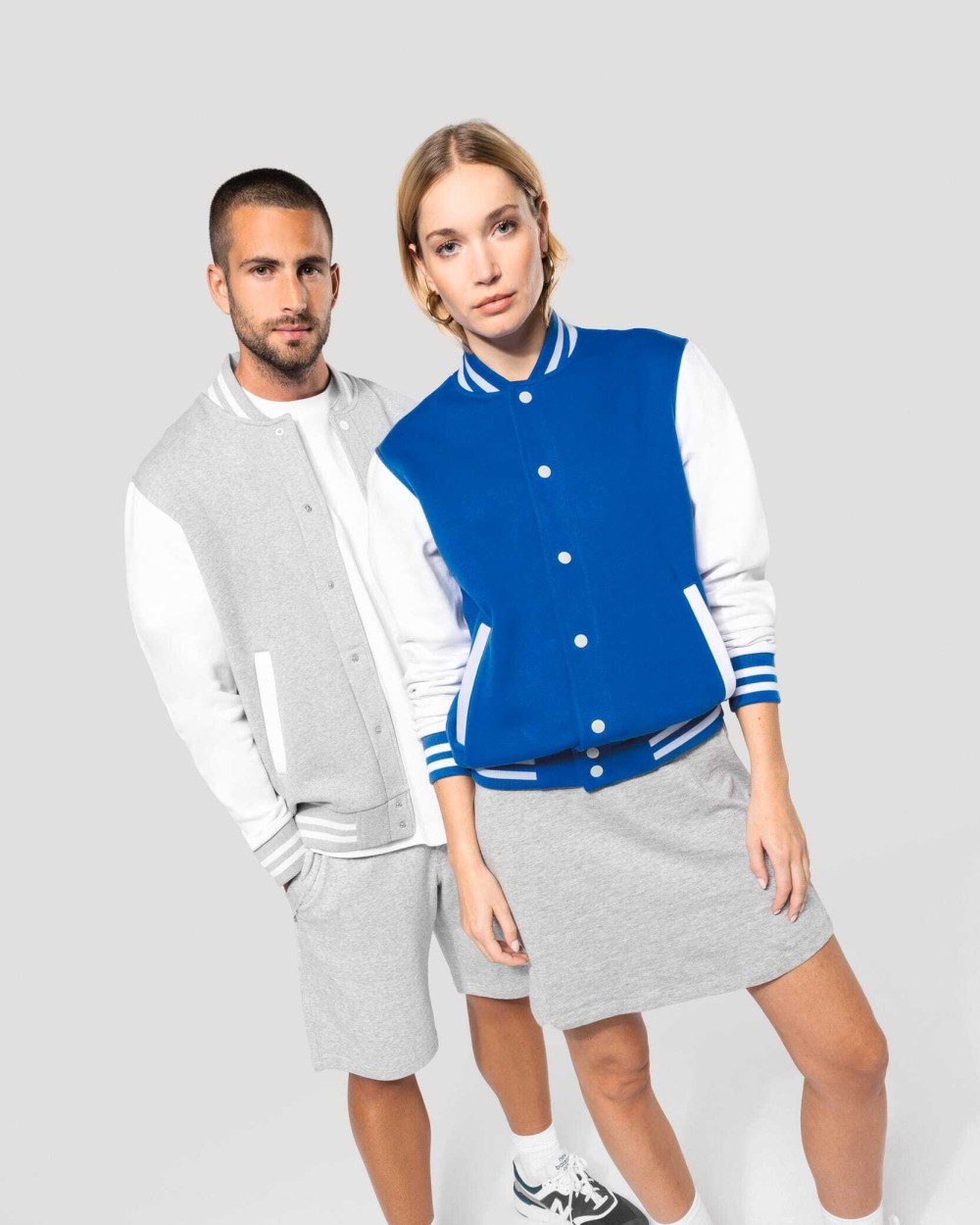 Vestes personnalisable KARIBAN Blouson molleton teddy unisexe