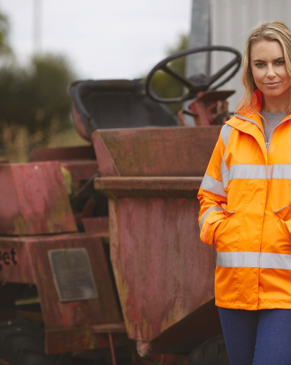 YOKO Hi-Vis ladies' executive jacket Jacken personalisierbar