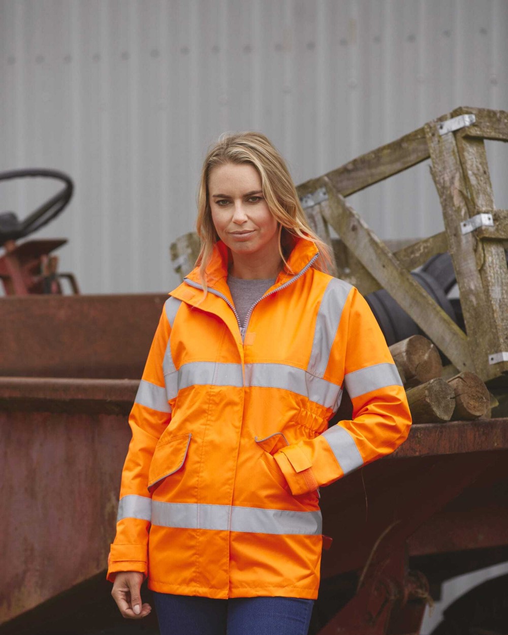 Jassen YOKO Hi-Vis ladies' executive jack voor bedrukking &amp; borduring