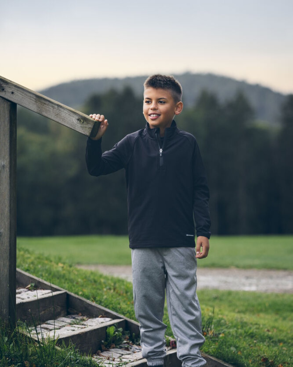 Vestes personnalisable CUTTER & BUCK Adapt Half Zip Jacket Junior