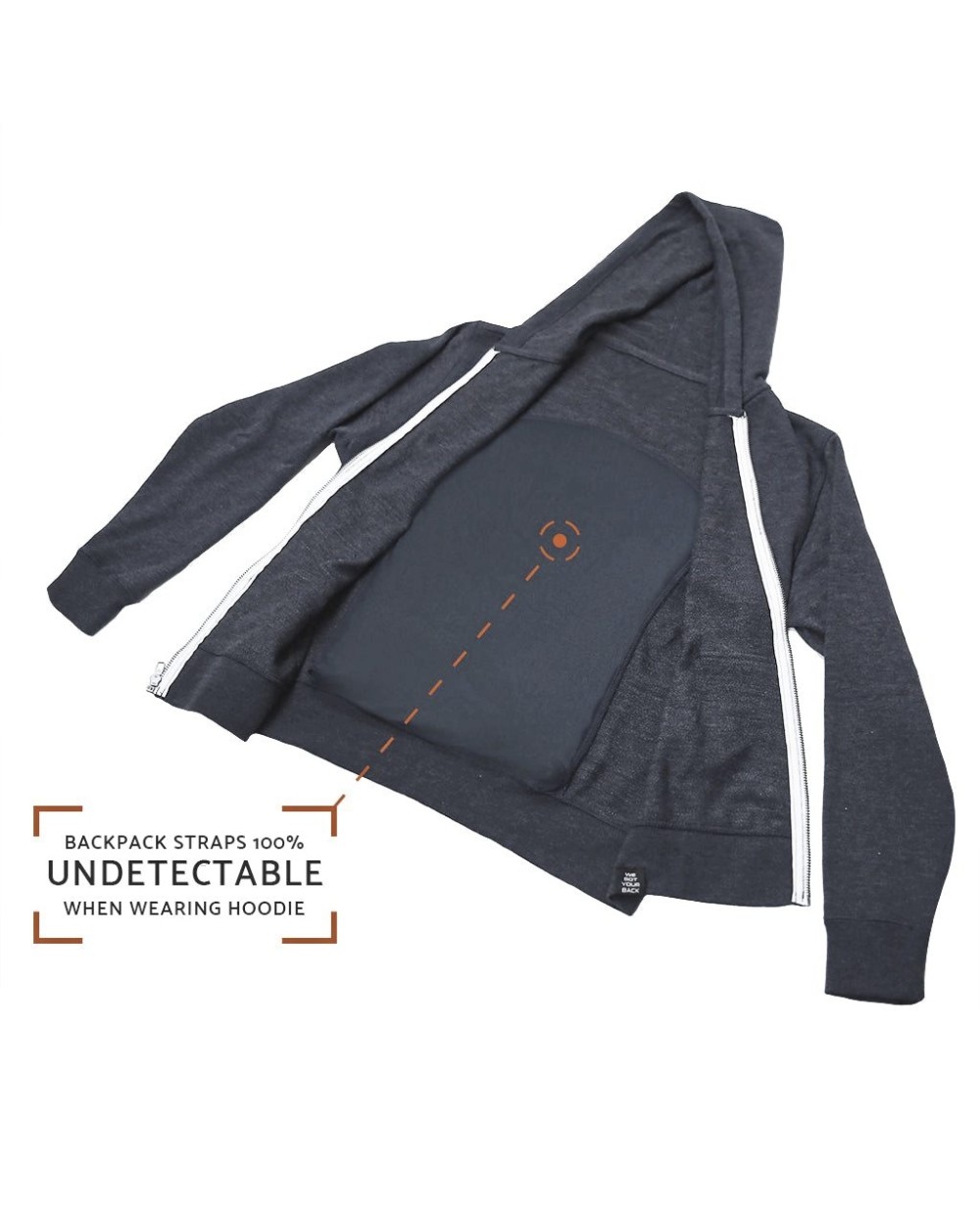 Sweat-shirts personnalisable QUIKFLIP Hero Hoodie Jacket Lite