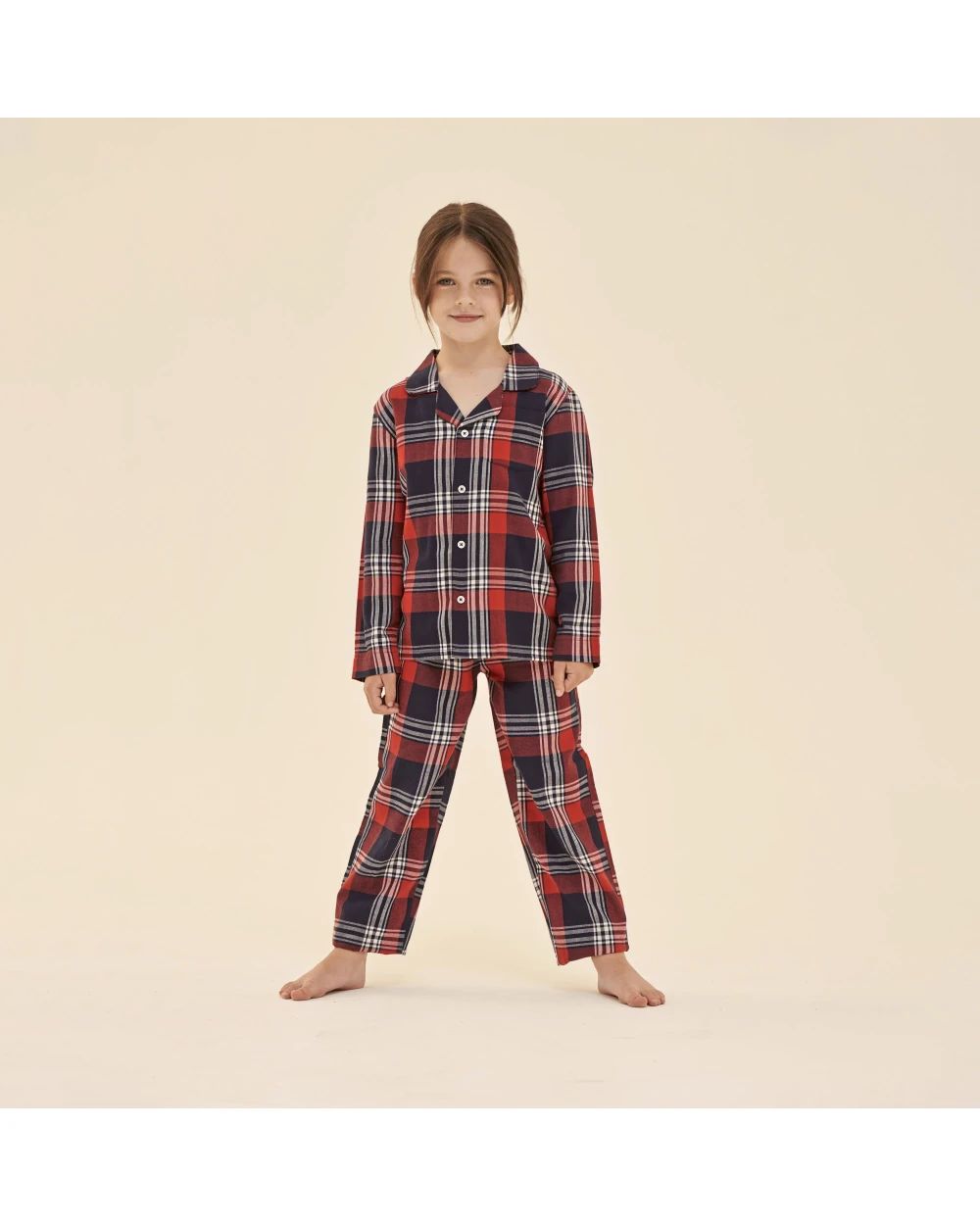Pantalons personnalisable SKINNIFIT Kids´ Tartan Lounge Set