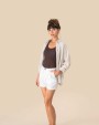 Bermuda's & Shorts SPASSO Linnen short dames voor bedrukking &amp; borduring