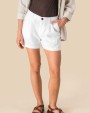 Bermuda's & Shorts SPASSO Linnen short dames voor bedrukking &amp; borduring