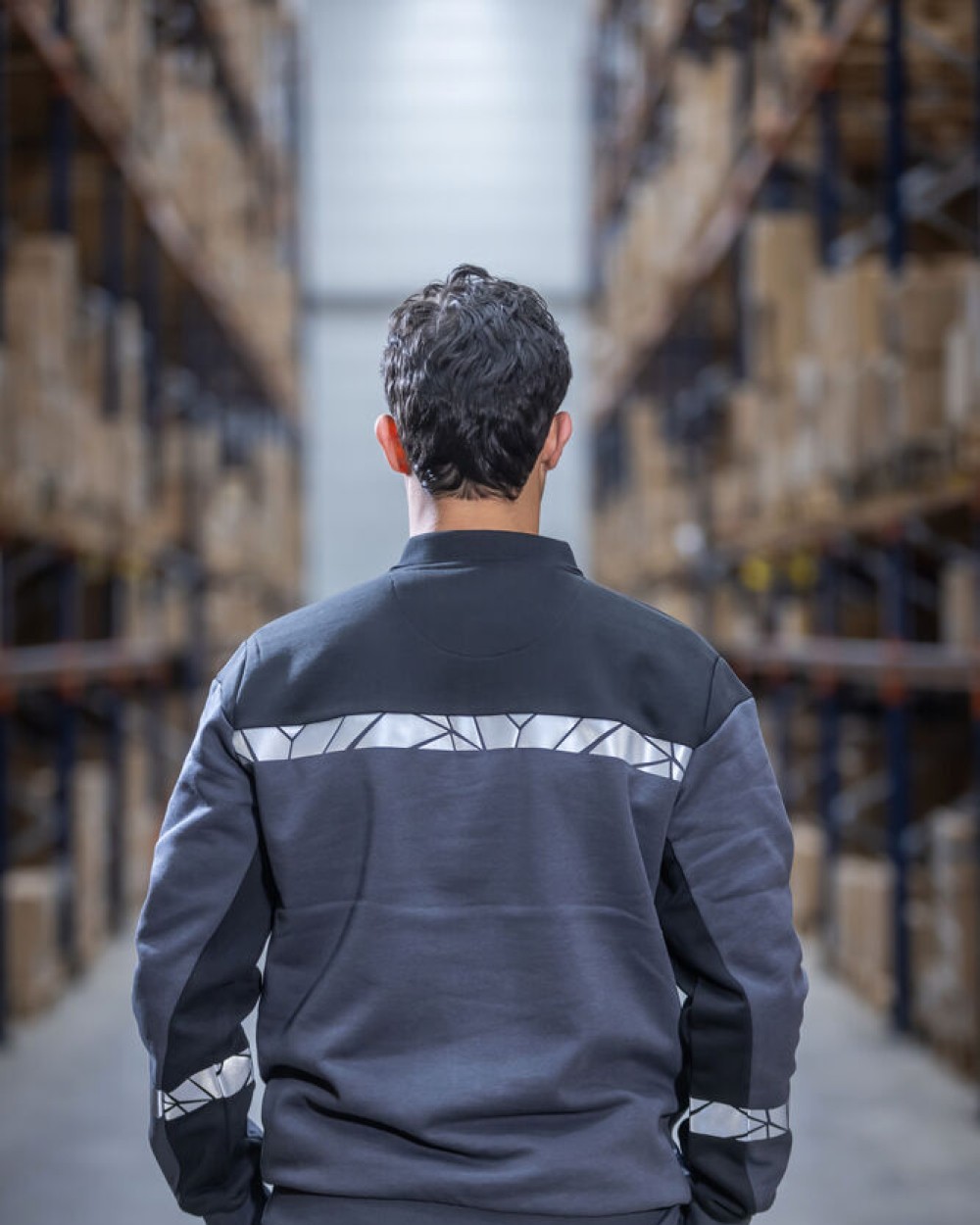 Sweaters & hoodies PROJOB 7102 SWEATER HALVE RITSSLUITING voor bedrukking &amp; borduring