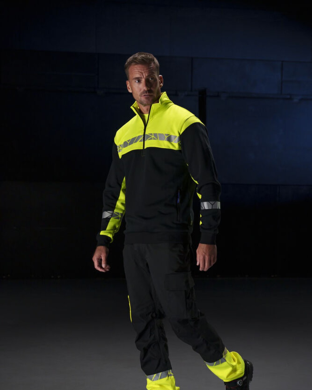 Sweaters & hoodies PROJOB 7102 SWEATER HALVE RITSSLUITING voor bedrukking &amp; borduring