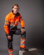 Broeken PROJOB 6530 SIGNALISATIEBROEK MET KNIEZAKKEN EN SPIJKERZAKKEN EN ISO 20471 KLASSE 1 voor bedrukking &amp; borduring
