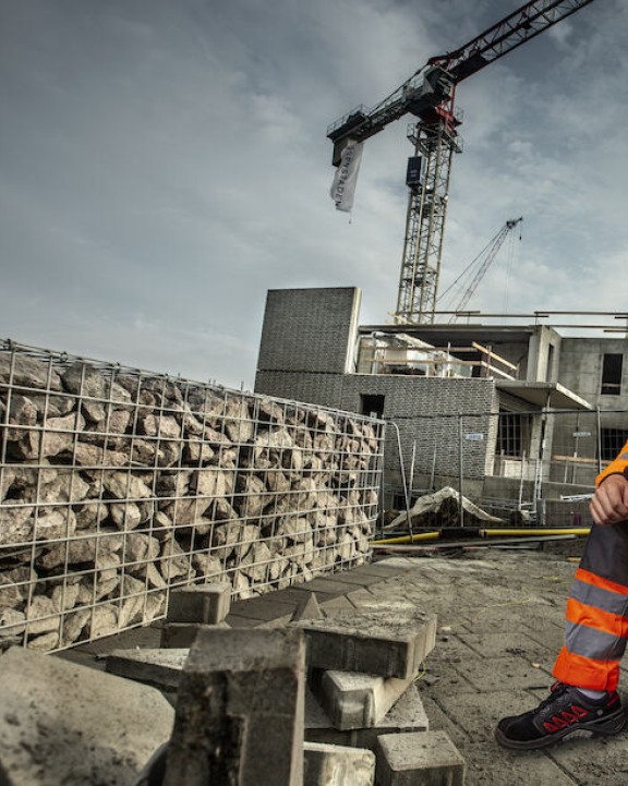 Broeken PROJOB 6530 SIGNALISATIEBROEK MET KNIEZAKKEN EN SPIJKERZAKKEN EN ISO 20471 KLASSE 1 voor bedrukking &amp; borduring